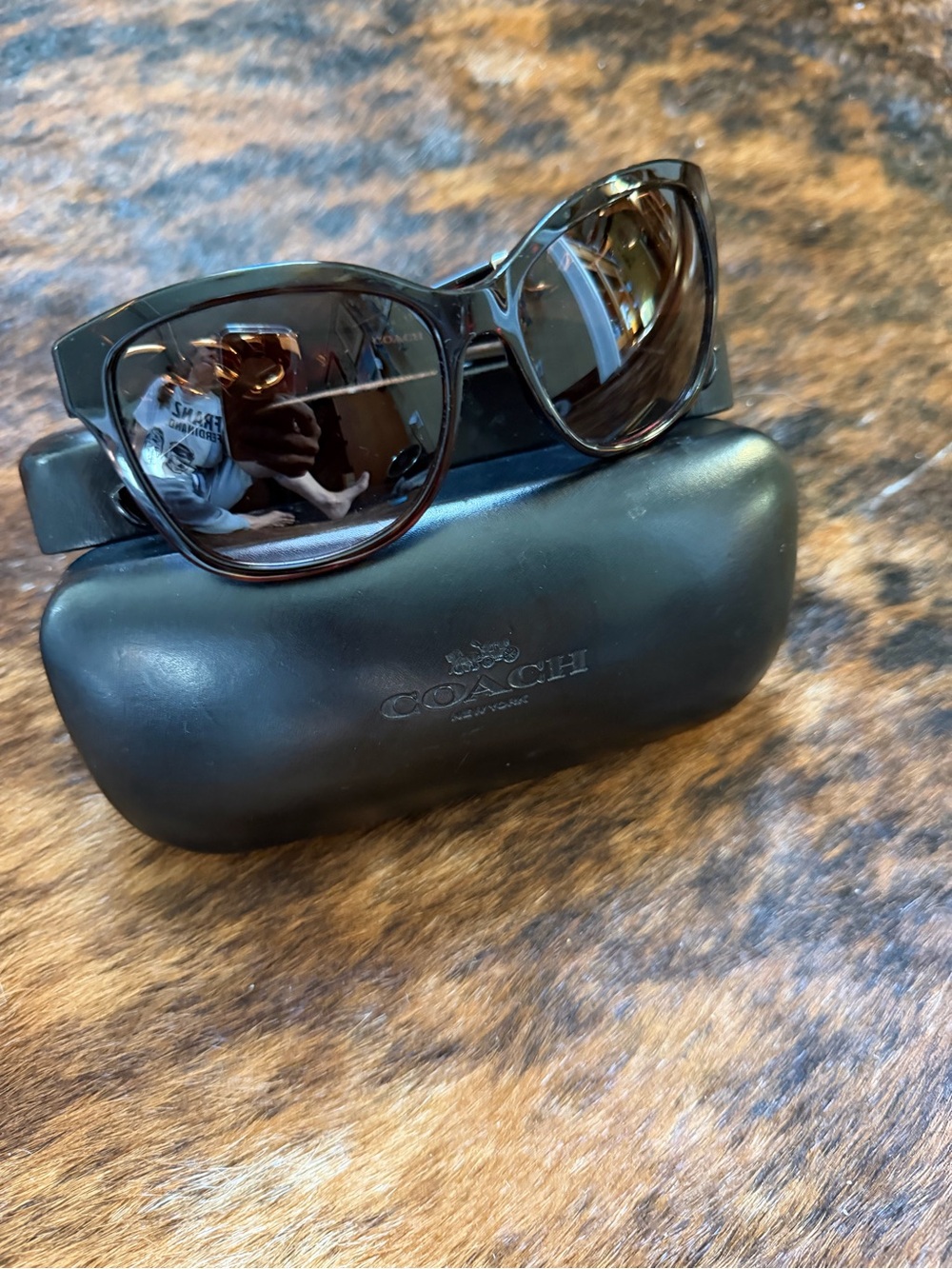 Coach L131 Dark Tortoise HC8156Q Sunglasses